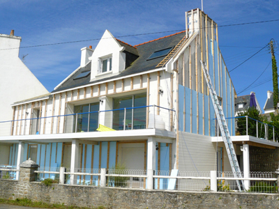 Isolation extérieure maison dans le Morbihan