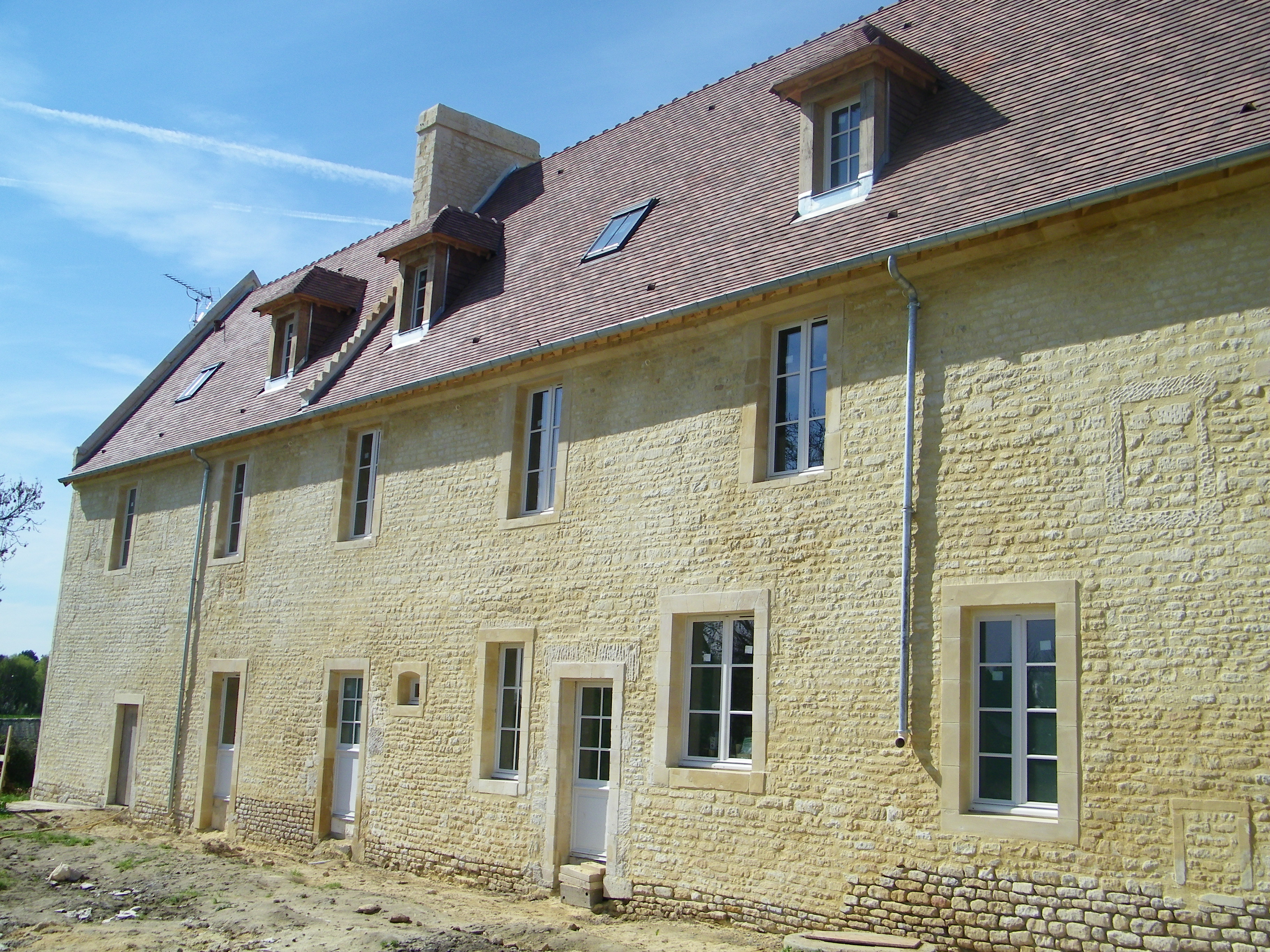 Réhabillitation de maison ancienne dans le Morbihan